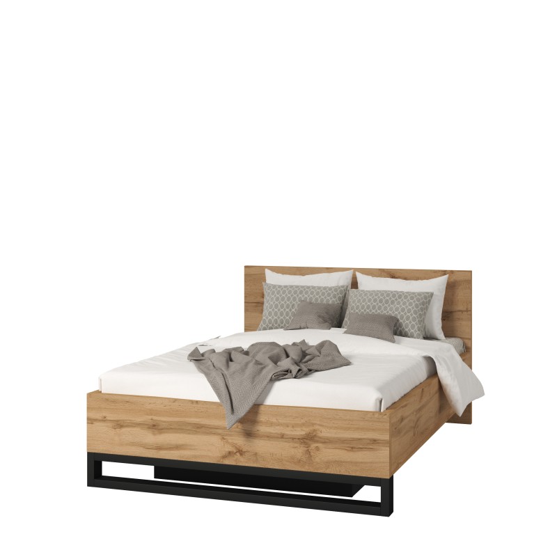 Łóżko z pojemnikiem i podnoszonym stelażem HALLE | Beautysofa24.pl