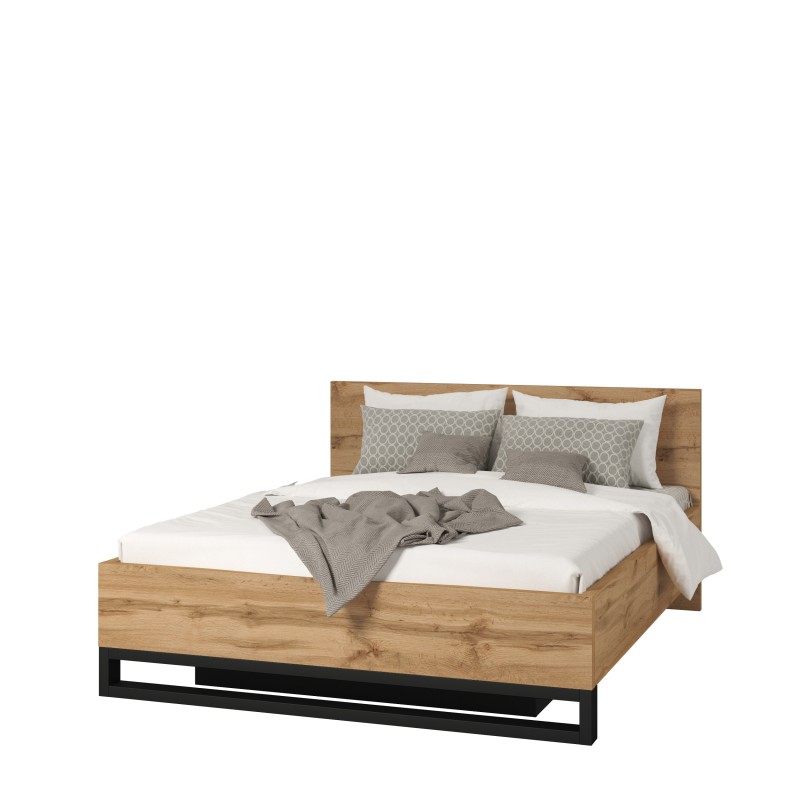 Łóżko z pojemnikiem i podnoszonym stelażem HALLE | Beautysofa24.pl