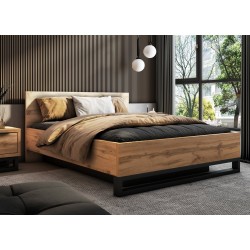 Łóżko z pojemnikiem i podnoszonym stelażem HALLE | Beautysofa24.pl