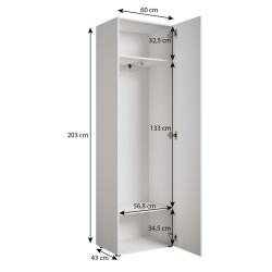 Garderoba do przepokoju MARGARET IV | BeautySofa24.pl