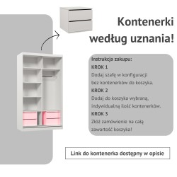 Szafa przesuwna z lustrem VOX | BeautySofa24.pl