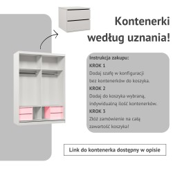 Szafa przesuwna z lamelami NELA | BeautySofa24.pl