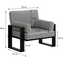 Fotel Ogrodowy VERDINO II | BeautySofa24.pl