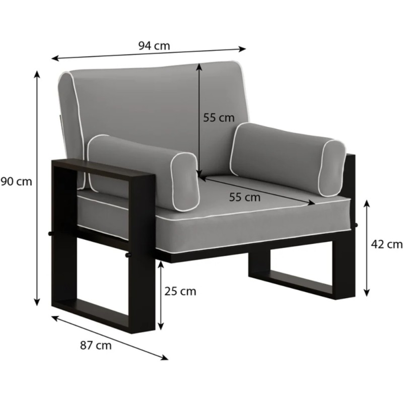 Fotel Ogrodowy VERDINO II | BeautySofa24.pl