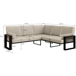 Narożnik Ogrodowy VERDINO | BeautySofa24.pl