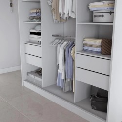 Szafa przesuwna z Lustrem i Lamelami LICO II