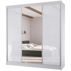 Szafa przesuwna z lustrem i szufladami VELIS II