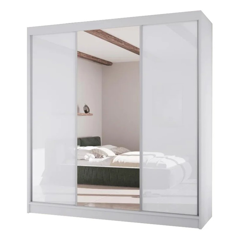 Szafa przesuwna z lustrem i szufladami VELIS II