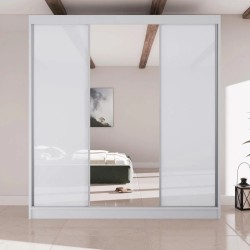 Szafa przesuwna z lustrem i szufladami VELIS II