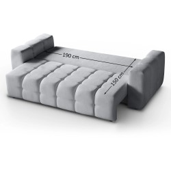 Zestaw wypoczynkowy Mini BONA Sofa Rozkładana + Pufa