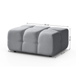 Zestaw wypoczynkowy Mini BONA Sofa Rozkładana + Pufa