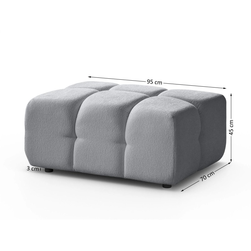 Nowoczesna Pufa Prostokątna Bona
