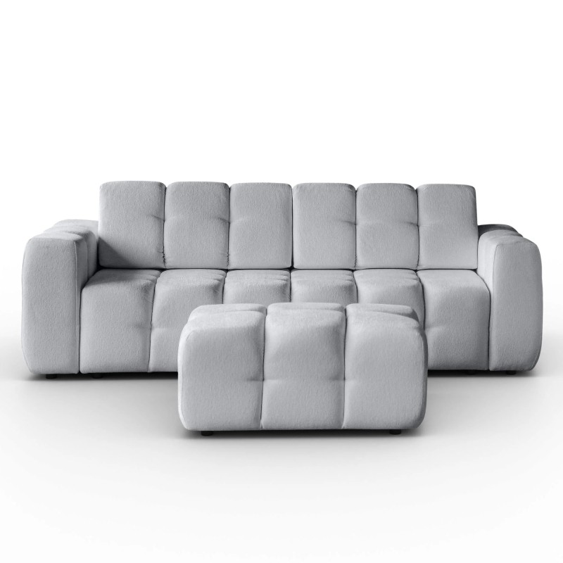 Zestaw wypoczynkowy BONA Sofa + Fotel + Pufa