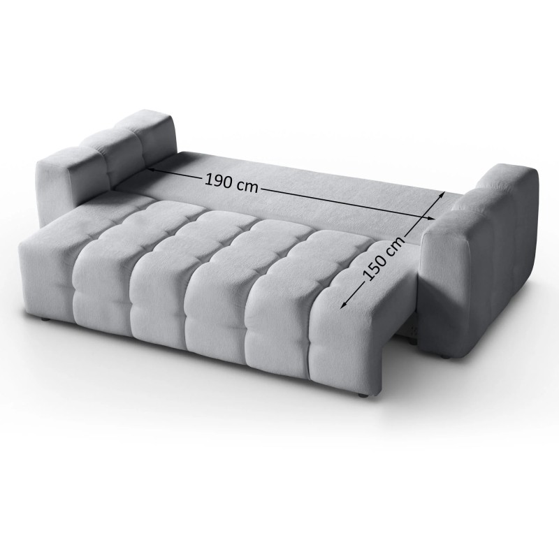 Zestaw wypoczynkowy BONA Sofa + Fotel + Pufa