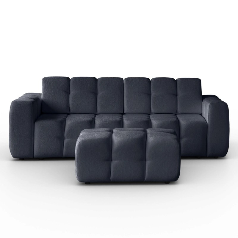 Zestaw wypoczynkowy BONA Sofa + Fotel + Pufa