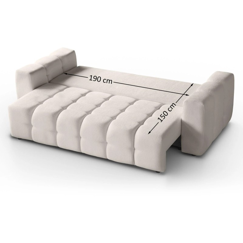 Zestaw wypoczynkowy BONA Sofa + Fotel + Pufa