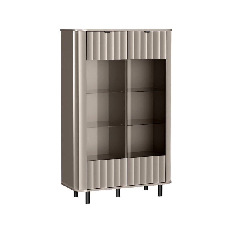 Nowoczesna witryna z przeszkleniem do salonu NEVADA