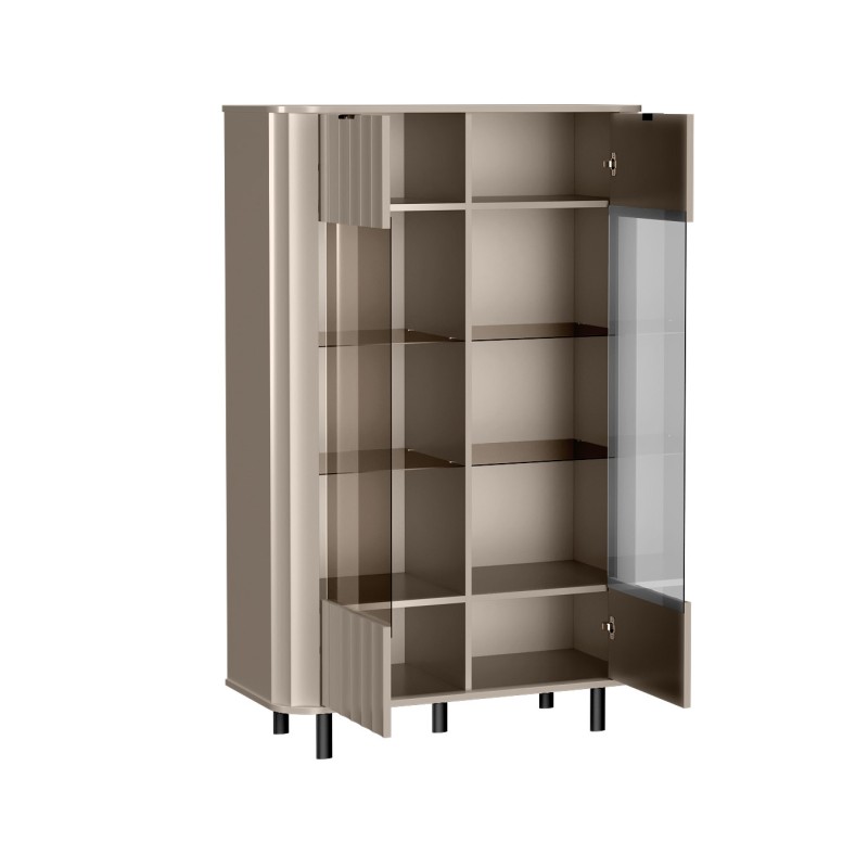 Nowoczesna witryna z przeszkleniem do salonu NEVADA