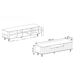 Szafka RTV NEVADA – styl i funkcjonalność do salonu