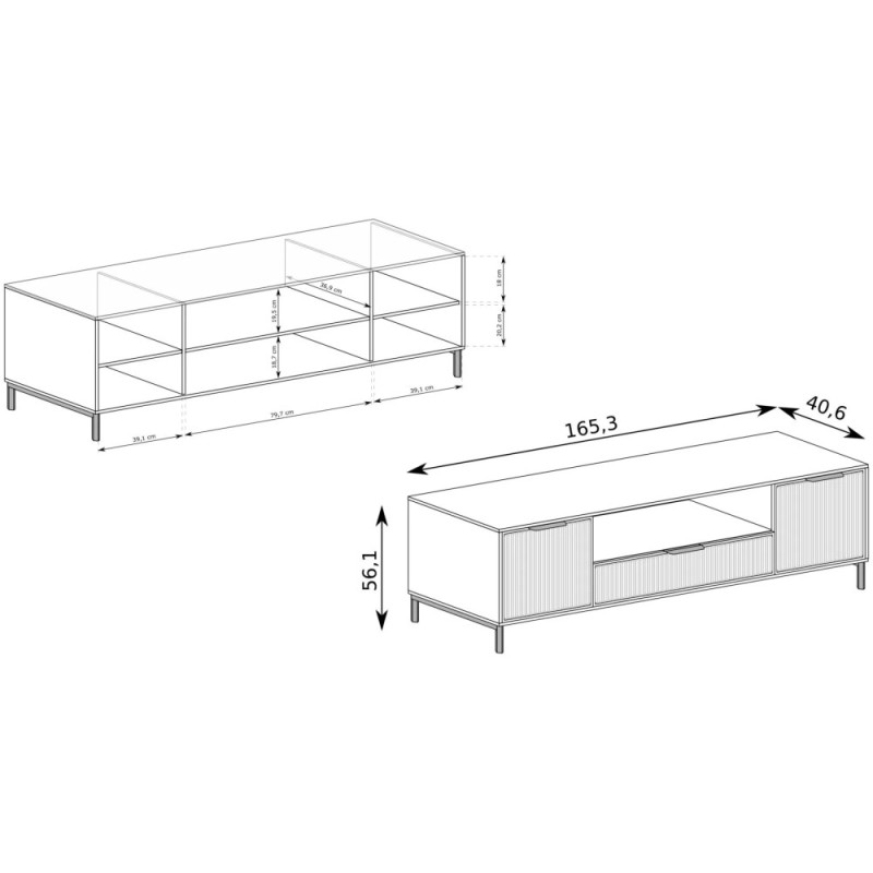 Szafka RTV pod telewizor Linna