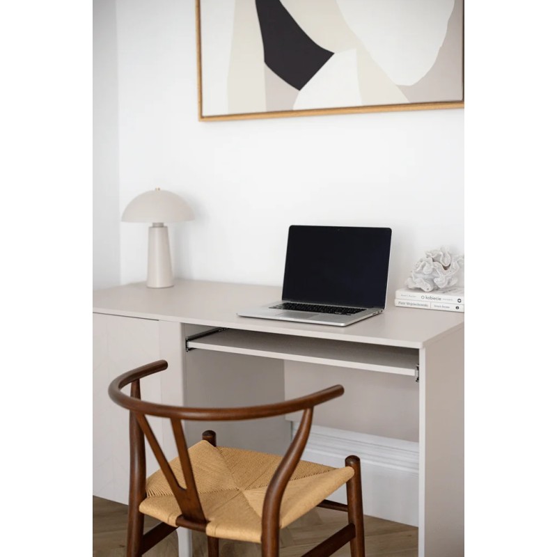 Nowoczesne biurko z ozdobnym frontem LUME – nowoczesne i funkcjonalne