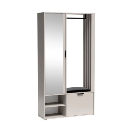 Garderoba z lustrem LIMO PLUS 100 cm – z siedziskiem lub bez