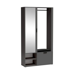 Garderoba z lustrem LIMO PLUS 100 cm – z siedziskiem lub bez