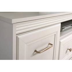 Komoda Charlott 135 cm – 6 szuflad, klasyczny styl