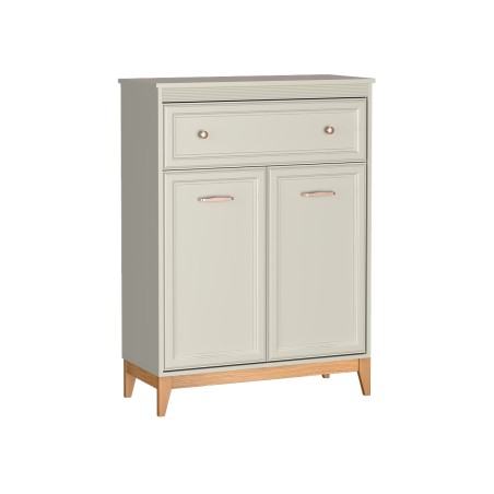 Komoda Charlott 92 cm – wysoka, z szufladą i drzwiami