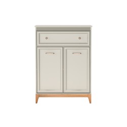 Komoda Charlott 92 cm – wysoka, z szufladą i drzwiami