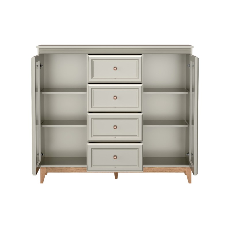 Witryna Charlott z Szufladami – Elegancka i Praktyczna