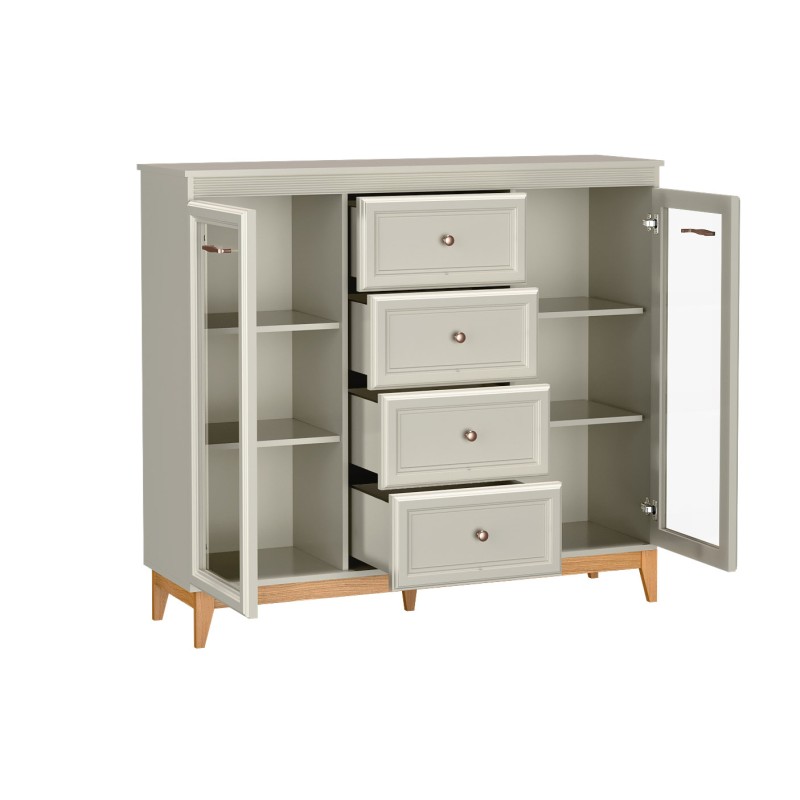 Witryna Charlott z Szufladami – Elegancka i Praktyczna