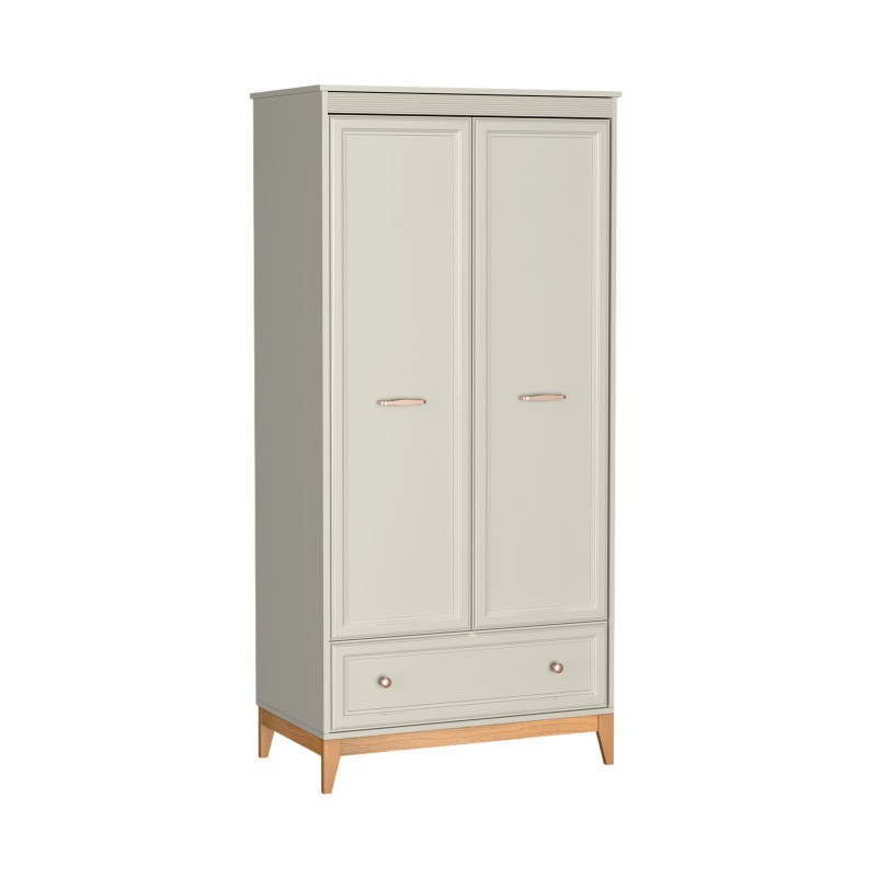 Szafa Charlott  –  szafa z szufladą w kolorze kaszmir