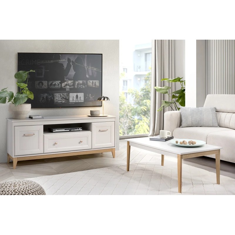 Ława Charlott – elegancka ława kawowa w kolorze kaszmiru