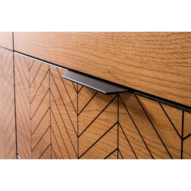 Witryna FUN – nowoczesna, przeszklona z szufladami