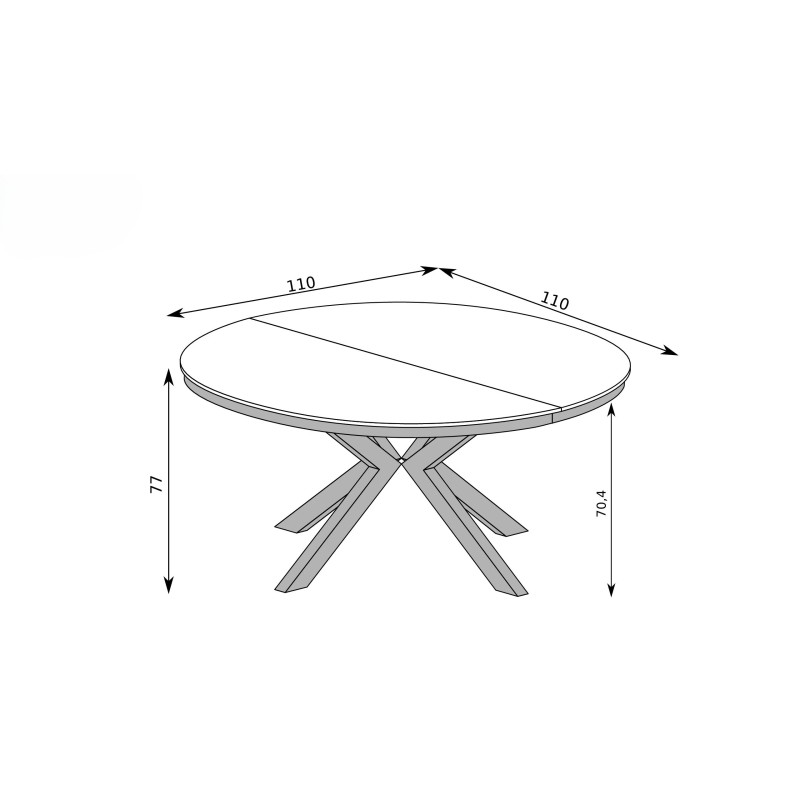 Nowoczesny stół rozkładany FUN | Styl i funkcjonalność
