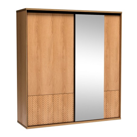 Nowoczesna szafa przesuwna z lustrem| Duża i funkcjonalna