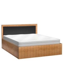 Duże łóżko dwuosobowe FUN – klasyczny styl i wygoda | Kolekcja FUN