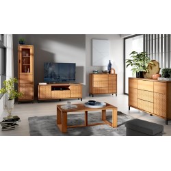 Biurko FUN dąb karmel – klasyczne i funkcjonalne | Meble FUN