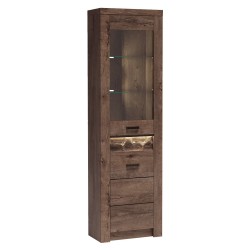 Nowoczesna witryna POLIS z LED – styl i funkcjonalność do salonu