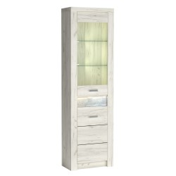 Nowoczesna witryna POLIS z LED – styl i funkcjonalność do salonu