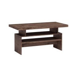 Ława POLIS 120 × 60 cm – nowoczesny stolik kawowy z półkami