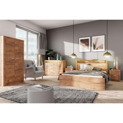 Biurko POLIS – nowoczesne biurko z 4 szufladami i półką