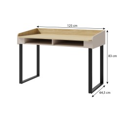 Biurko młodzieżowe Alex – nowoczesne, funkcjonalne, 2 kolory