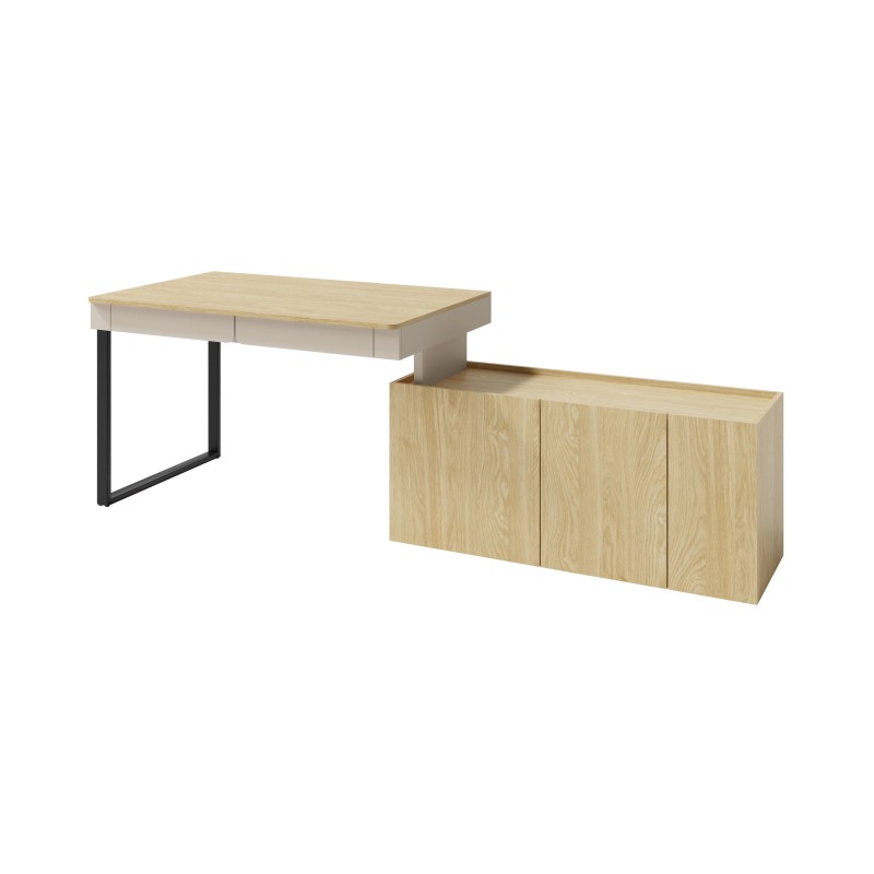 Biurko z komodą LICO – nowoczesne i funkcjonalne