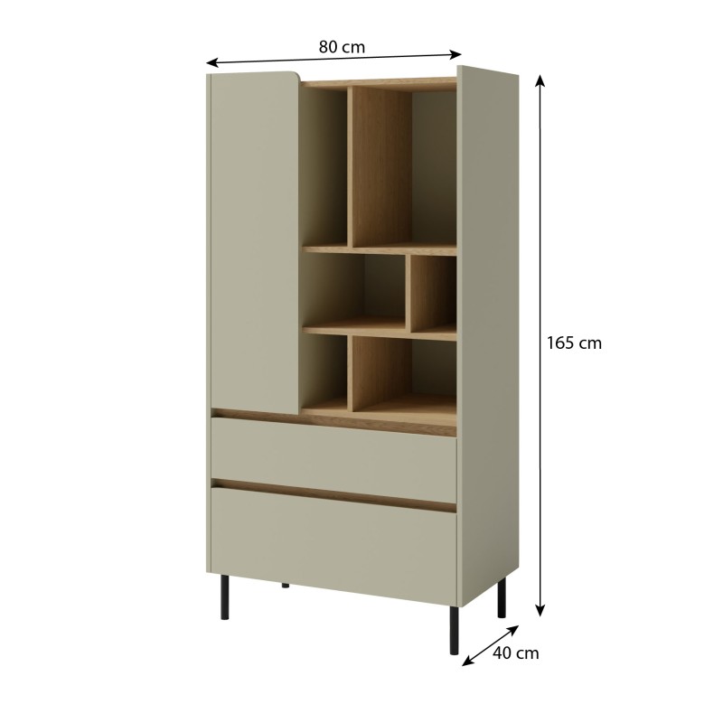 Regał młodzieżowy LICO – funkcjonalny i nowoczesny