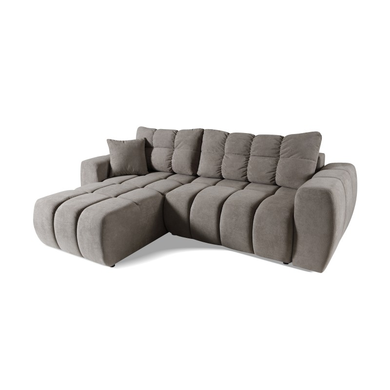 Narożnik FERIO – sofa z funkcją spania i uniwersalną otomaną