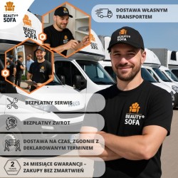 Narożnik ONEL z funkcją spania i regulowanymi zagłówkami – komfort i nowoczesny design