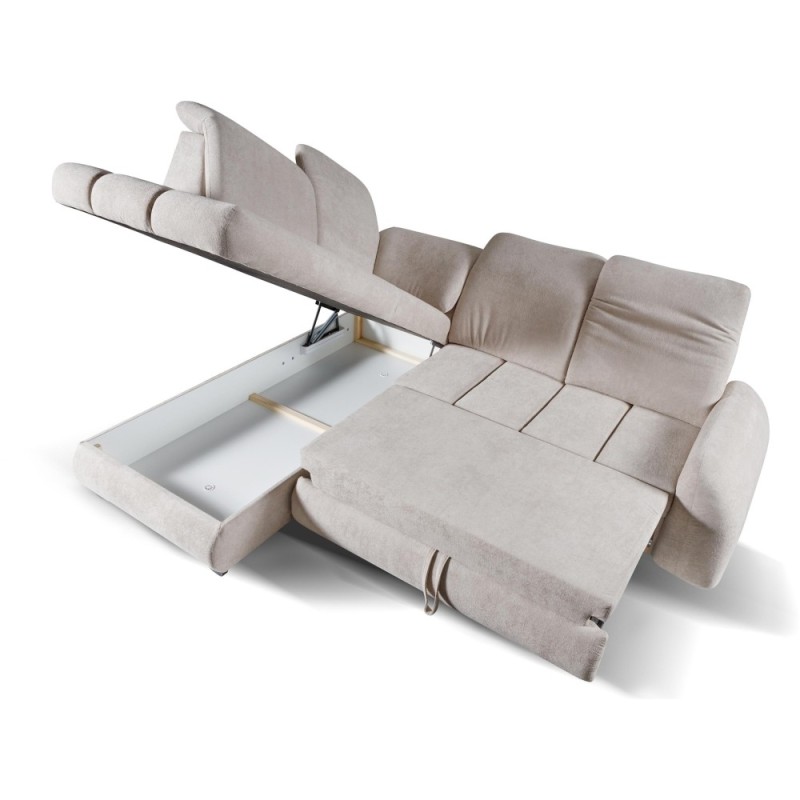 Narożnik ONEL z funkcją spania i regulowanymi zagłówkami – komfort i nowoczesny design