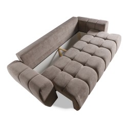 Sofa FAVI 3-osobowa z funkcją spania i pojemnikiem – nowoczesny komfort